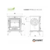kawmet p10 Piec żeliwny KAWMET P10 (6,8 kW) ECO
